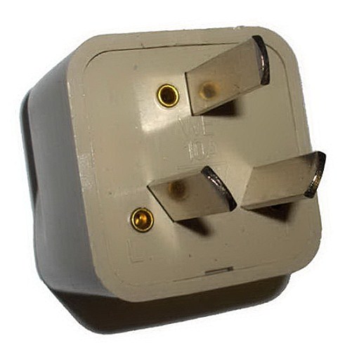 HQRP AC Adaptor Converts USA to CH (China) Outlet Travel Plug Adapter